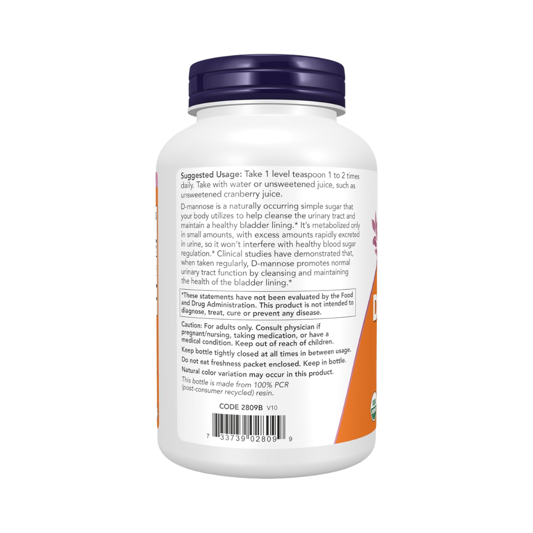 Now D-Mannose Pure Powder, 6 oz / 170 g