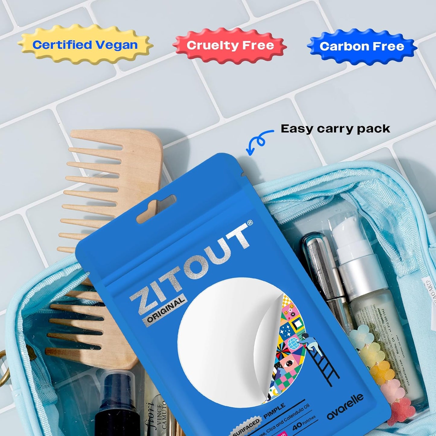 Avarelle Zitout Original Pimple Patches 40 Patches