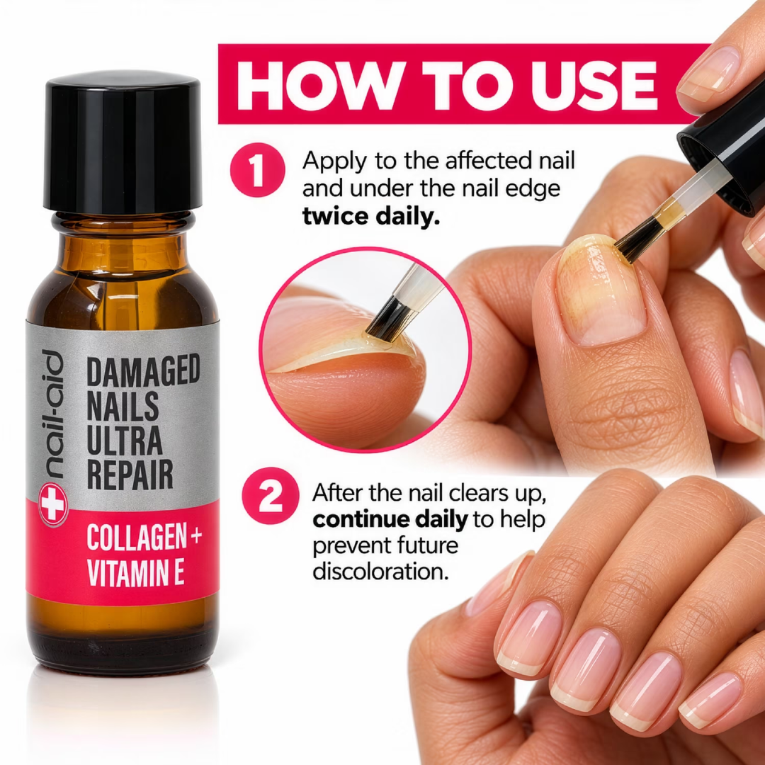 Nail-Aid 5-in-1 Damaged Nails Ultra Repair Miracle Rescue, 0.5 oz / 15 ml