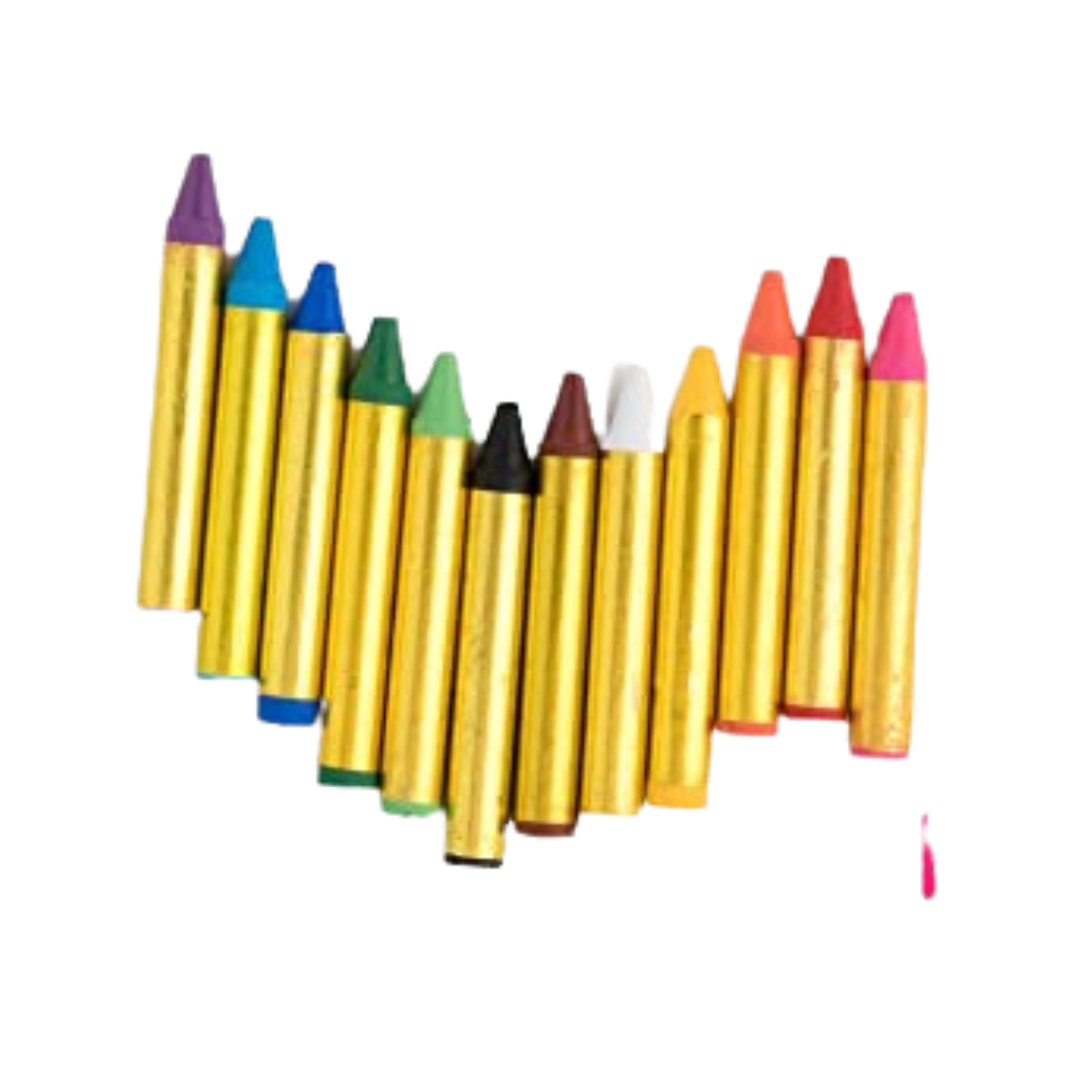 Dress Up America Fun Stix Face & Body Crayons Safe Non-Toxic Easy On & Off 12 Bright Colors