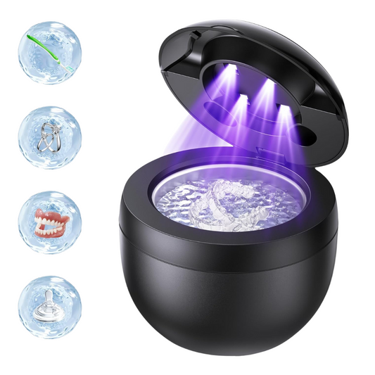 EcoBasic Ultrasonic Retainer Cleaner Aligners Dentures Retainer Guards