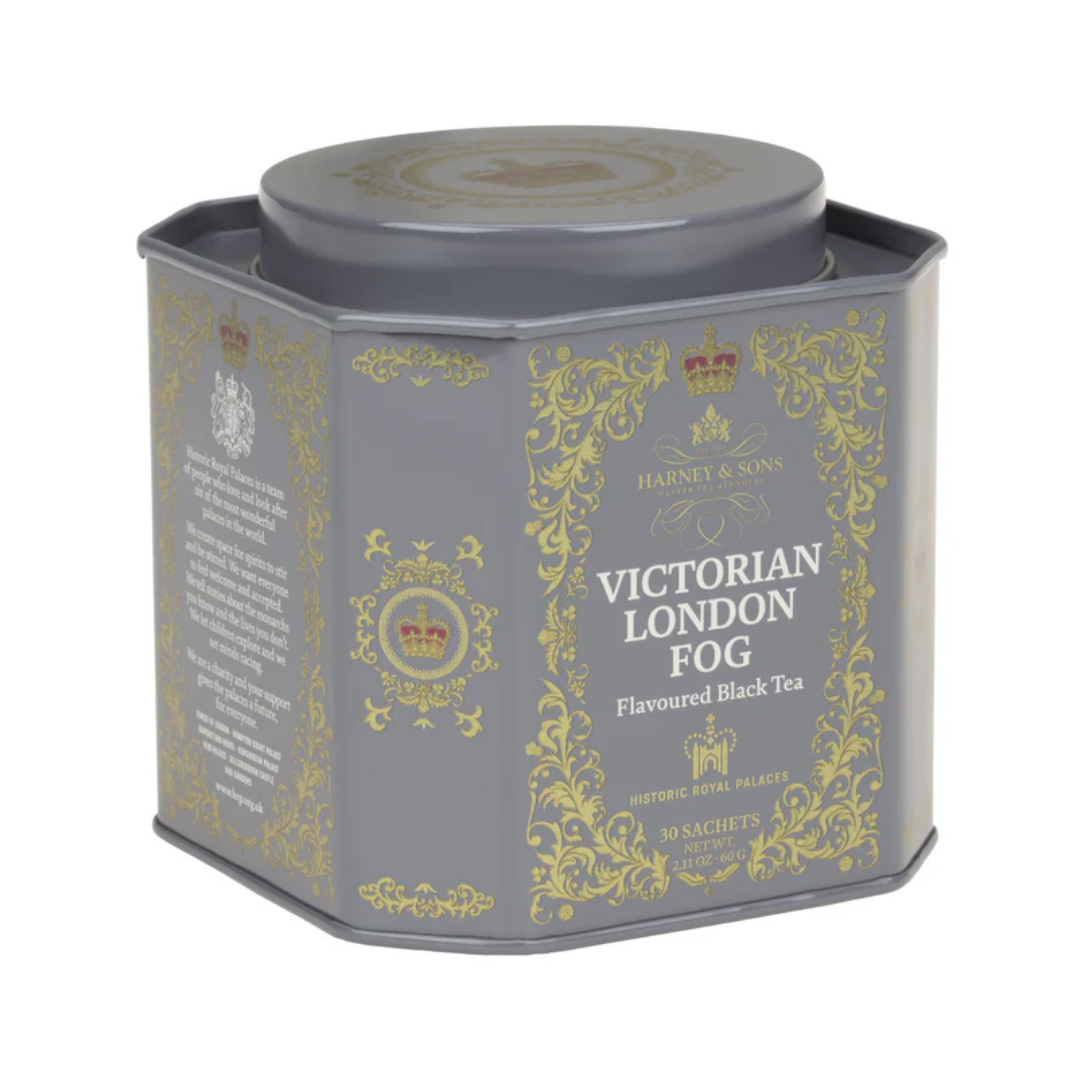 Harney & Sons Victorian London Fog Flavoured Black Tea 30 Sachets, 2.11 oz / 60 g