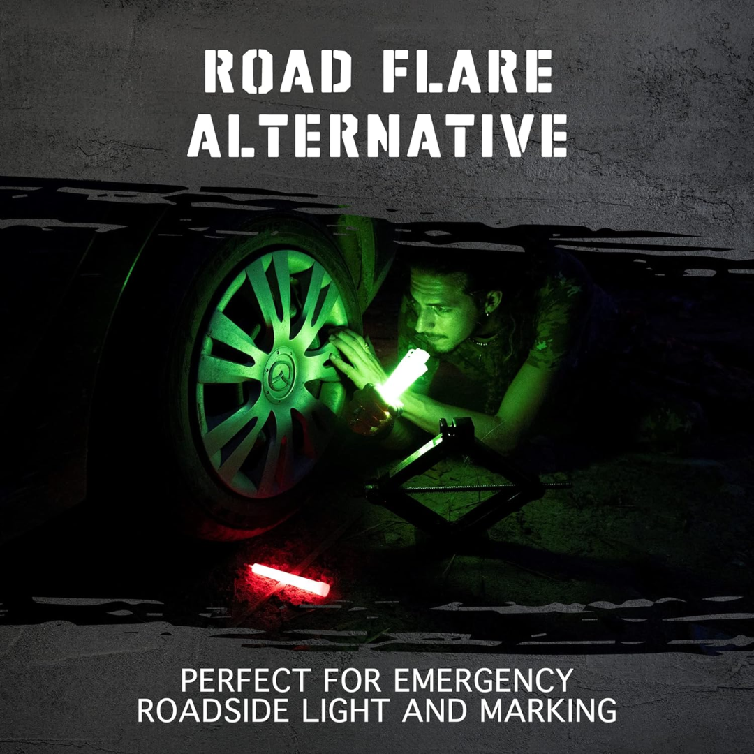 Glow Mind Safety Emergency Light Stick, Pack of 12