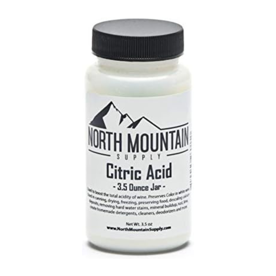 North Mountain Supply Citric Acid 3.5 Ounce Jar