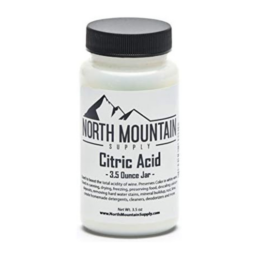 North Mountain Supply Citric Acid 3.5 Ounce Jar
