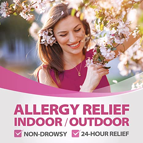 HealthA2Z Non - Drowsy Allergy Relief 124 Caplets