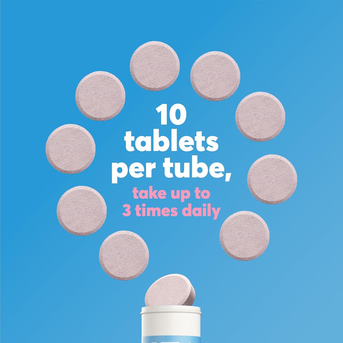 Nuun Daily Electrolyte Tablets with Magnesium Calcium, Potassium, Chloride & Sodium Gluten Free, Sugar Free, & Vegan, 10 Serving