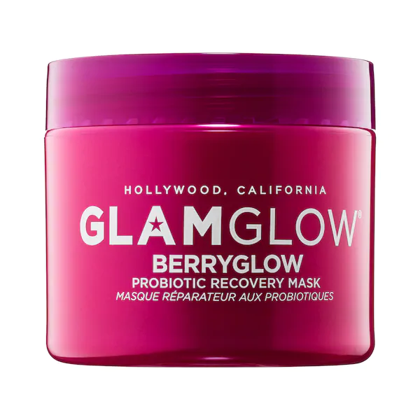 GLAMGLOW BERRYGLOW Probiotic Recovery Face Mask, 2.5 fl.oz / 75ml
