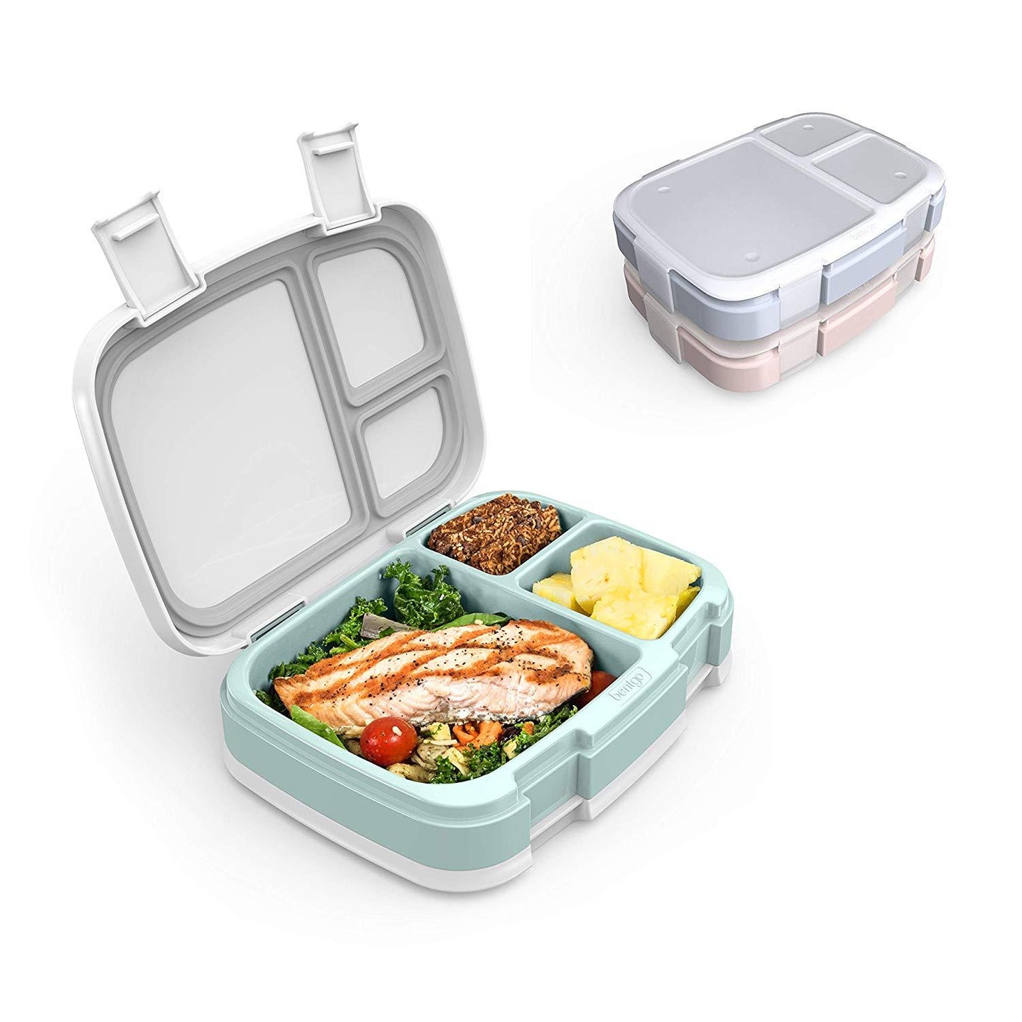 Bentgo Fresh 3-Meal Prep Pack Versatile Compartment Lunch Box 1 Set