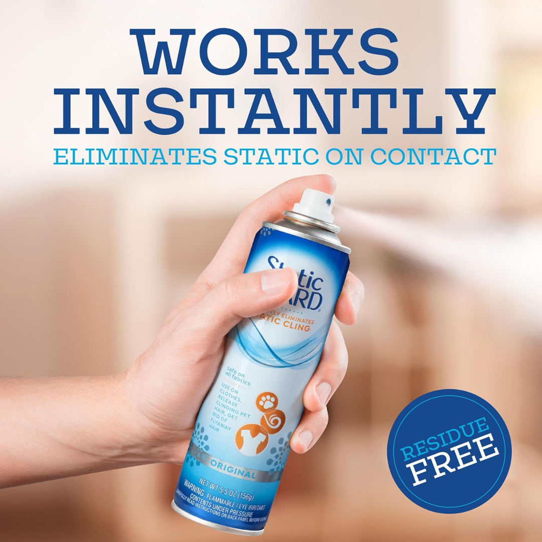 Static Guard Fabric Spray, 5.5 oz / 156 g