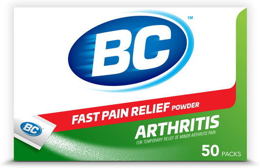 BC Powder Fast Relief Arthritis (50 Pack) PACKAGING MAY VARY