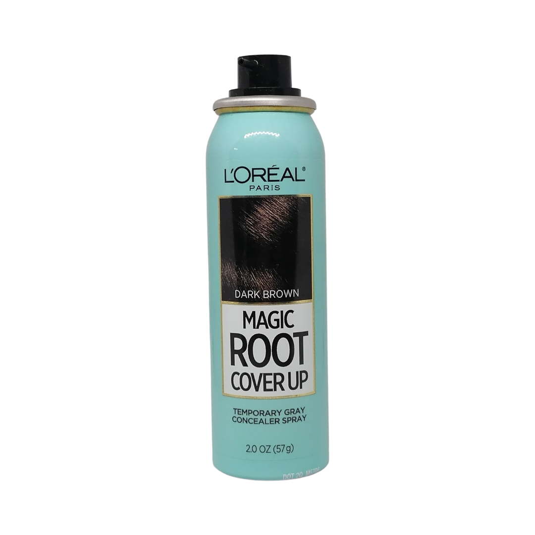 L'oreal Paris Magic Root Cover Up Temporary Gray Concealer Spray, 2 oz / 57 g (NO CAP)