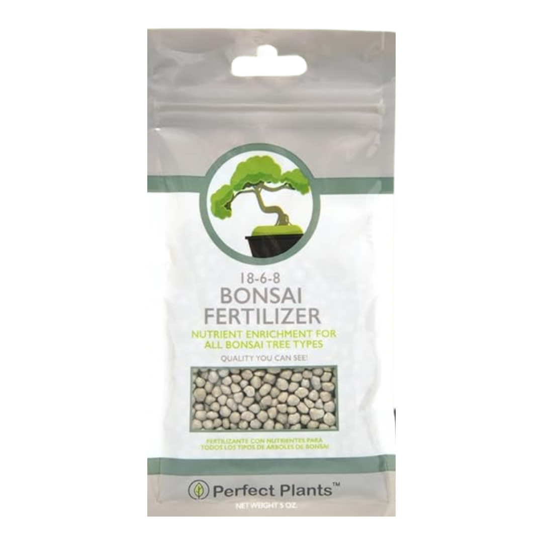 Perfect Plants 18-6-8 Bonsai Fertilizer Pellets for All Bonsai Tree Types, 5 oz