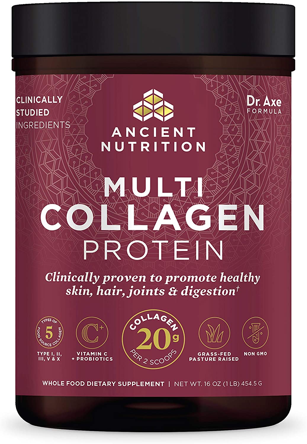 Ancient Nutrition Multi Collagen Protein Powder 16 oz. / 454.5g