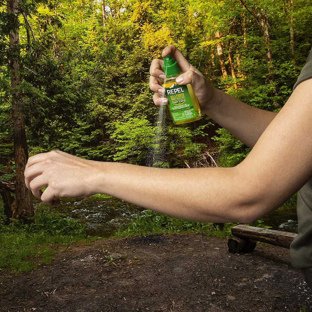 REPEL Plant-Based Lemon Eucalyptus Insect Repellent, Pump Spray, 4-Ounce