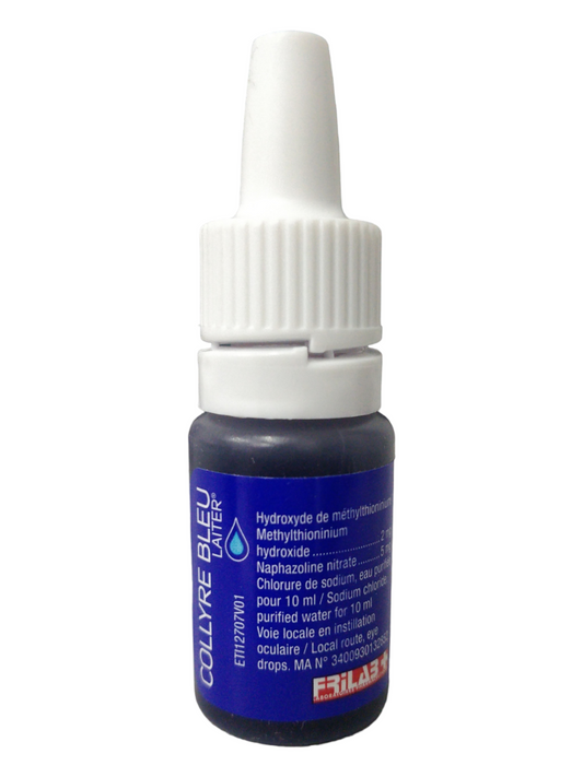 Laiter Collyre Bleu Eye Drops In Solution 10 ml Bottle