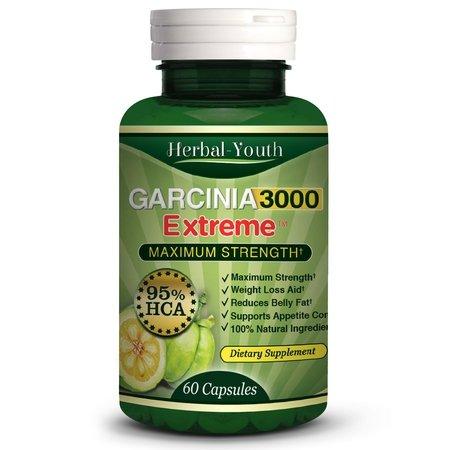 Herbal Youth 3000 Garcinia Cambogia Extreme Maximum Strength - 60 Caps