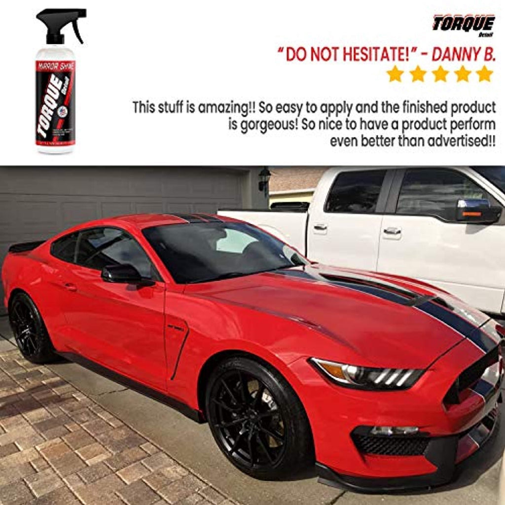Mirror Shine Super Gloss Wax & Sealant Hybrid Spray by Torque Detail (16 oz) Bottle