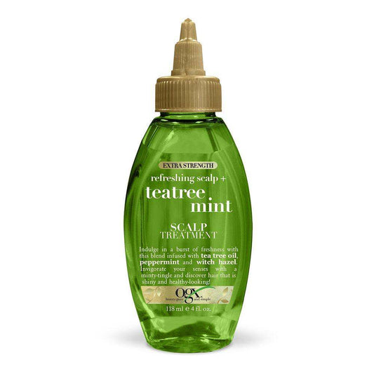 OGX Extra Strength Refreshing Scalp + Tea Tree Mint Scalp Treatment, 4 fl oz