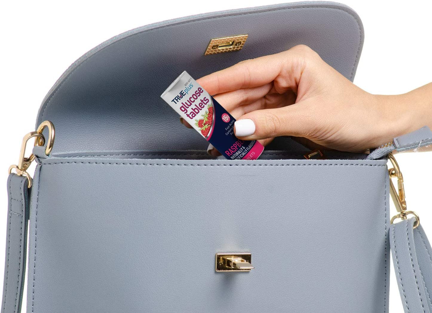 TRUEplus® Glucose Tablets, Raspberry Flavor 10 Count