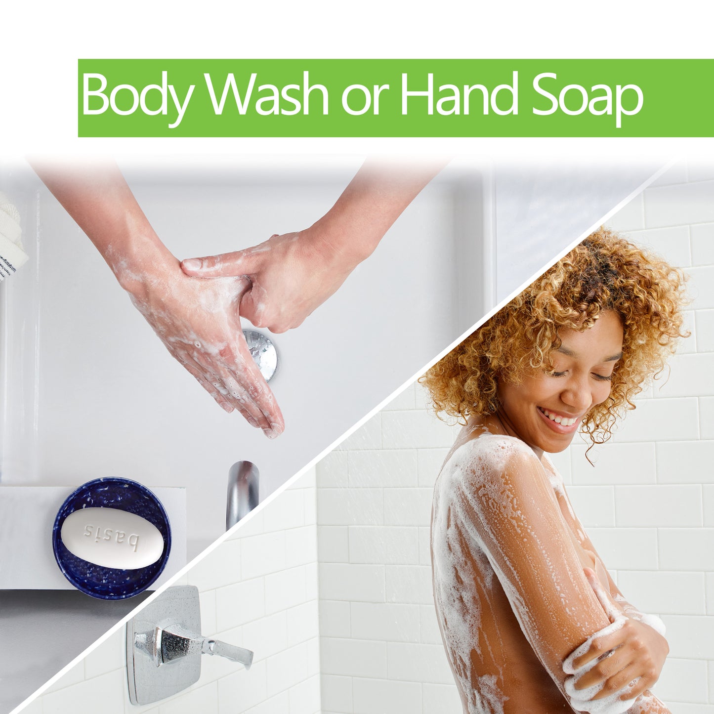 Basis Sensitive Skin Bar Soap with Chamomile and Aloe Vera, 4 oz. / 113 g