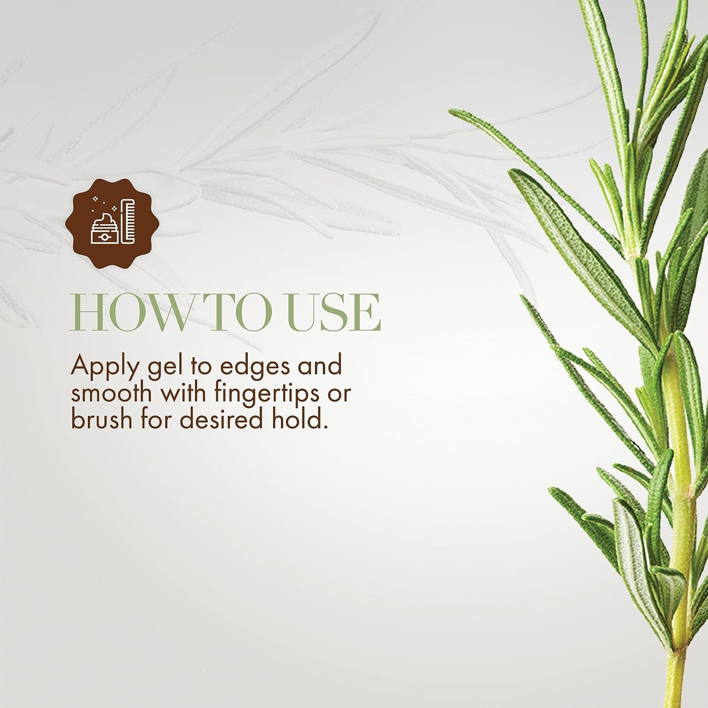 Mielle Rosemary Mint Strengthening Edge Gel Hair Treatment 2 oz (57g)