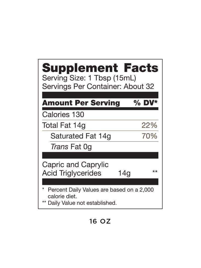 Bulletproof XCT Oil Dietary Supplement 16 fl oz