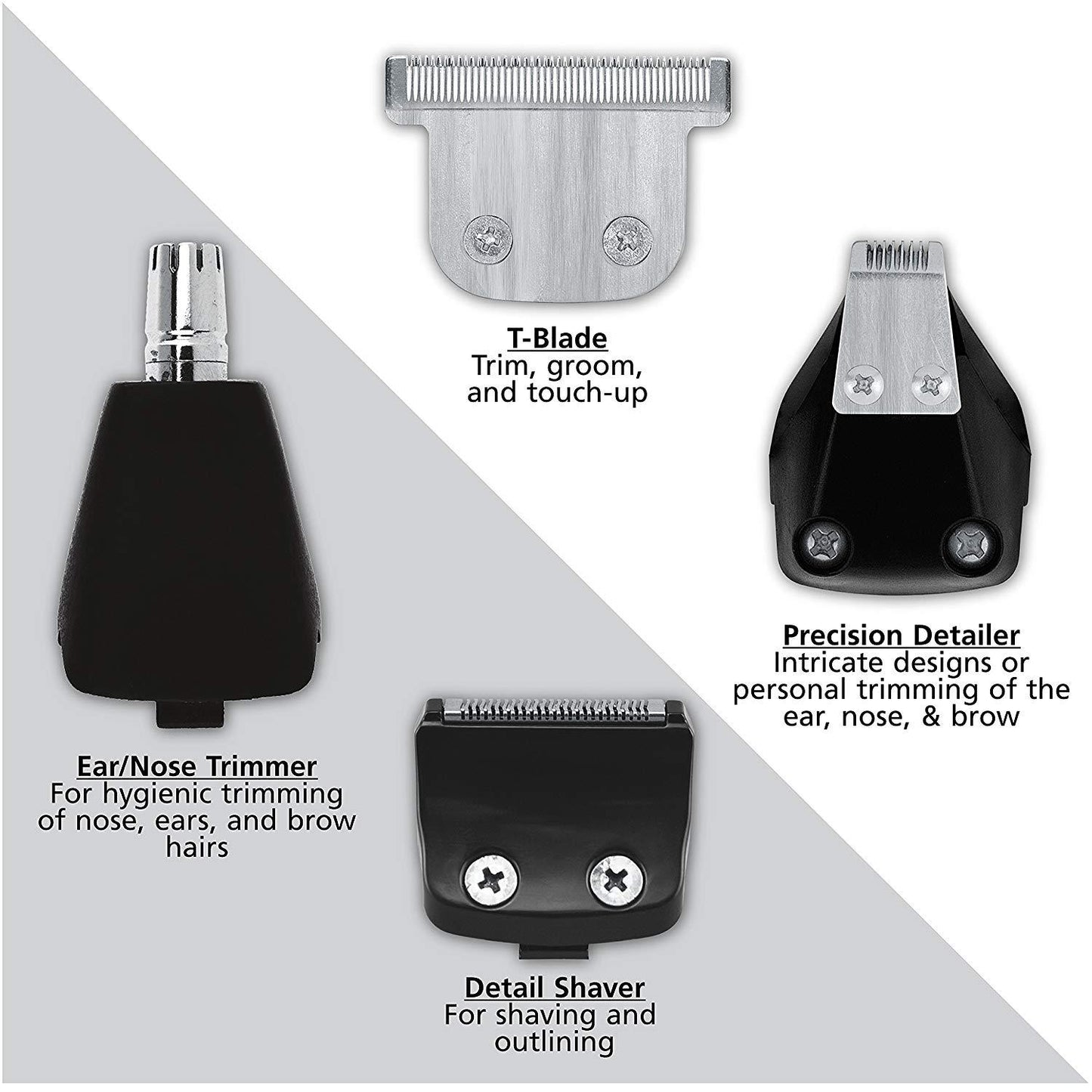 Wahl Stainless Steel Lithium Ion Stainless Steel Trimmer 09818A