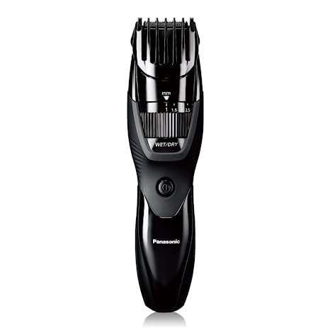 Panasonic ER-GB42-K (Black) Rechargeable Cordless Men's Beard/Hair Trimmer With Adjust Dial 19 Length Setting