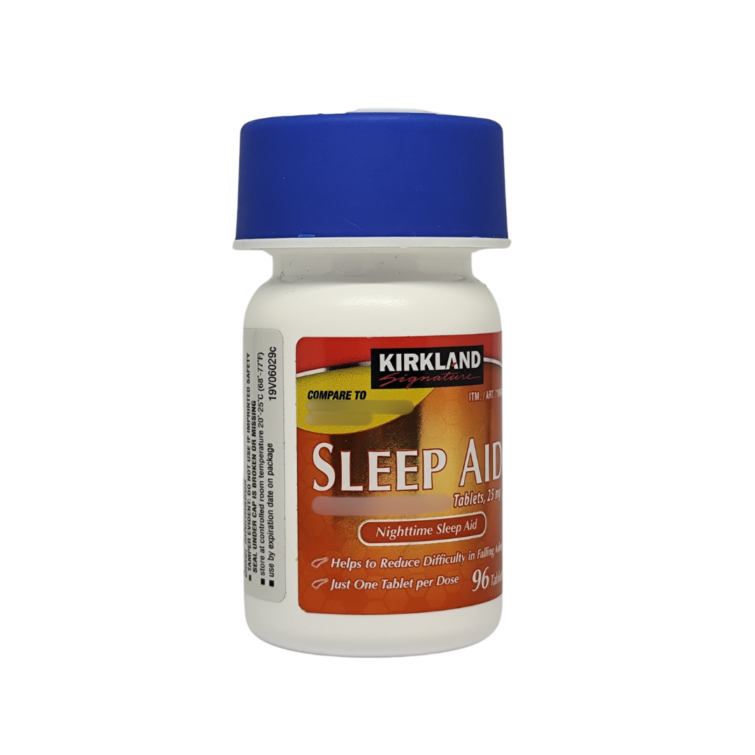 Kirkland Nighttime Sleep Aid 25 mg, 96 Tablets