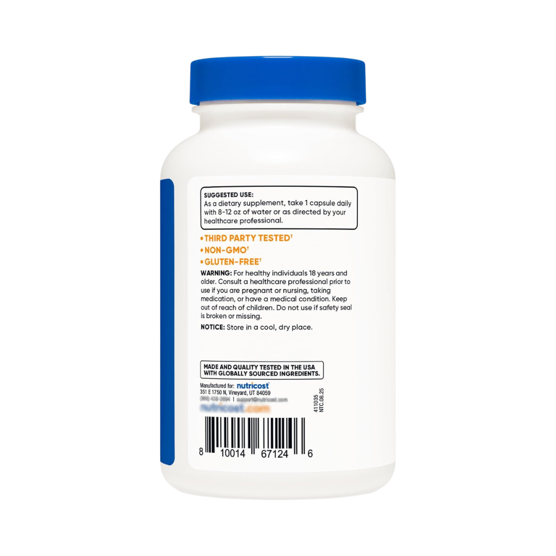 Nutricost L-Arginine 500 mg & L-Citrulline 250 mg, 120 Capsules