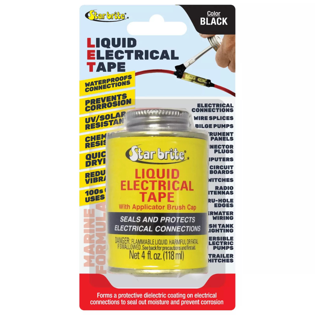 Star Brite Black Liquid Electrical Tape, 118 ml / 4 fl. oz.