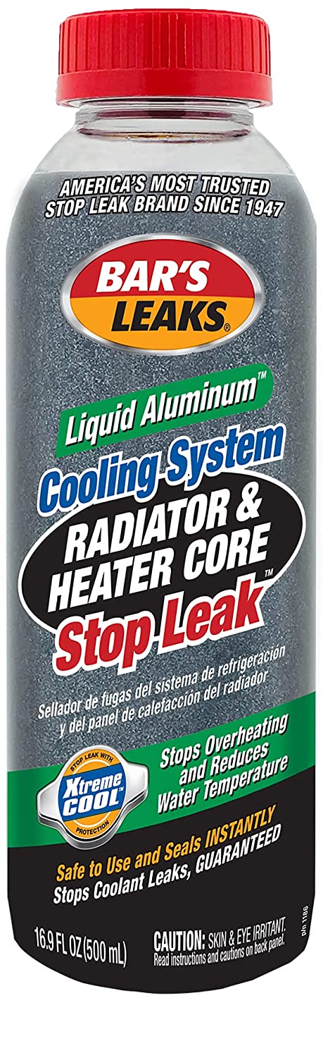 Bar's Leaks Liquid Aluminum Cooling System Radiator & Heater Core Stop Leak, 16.9 fl.oz / 500ml