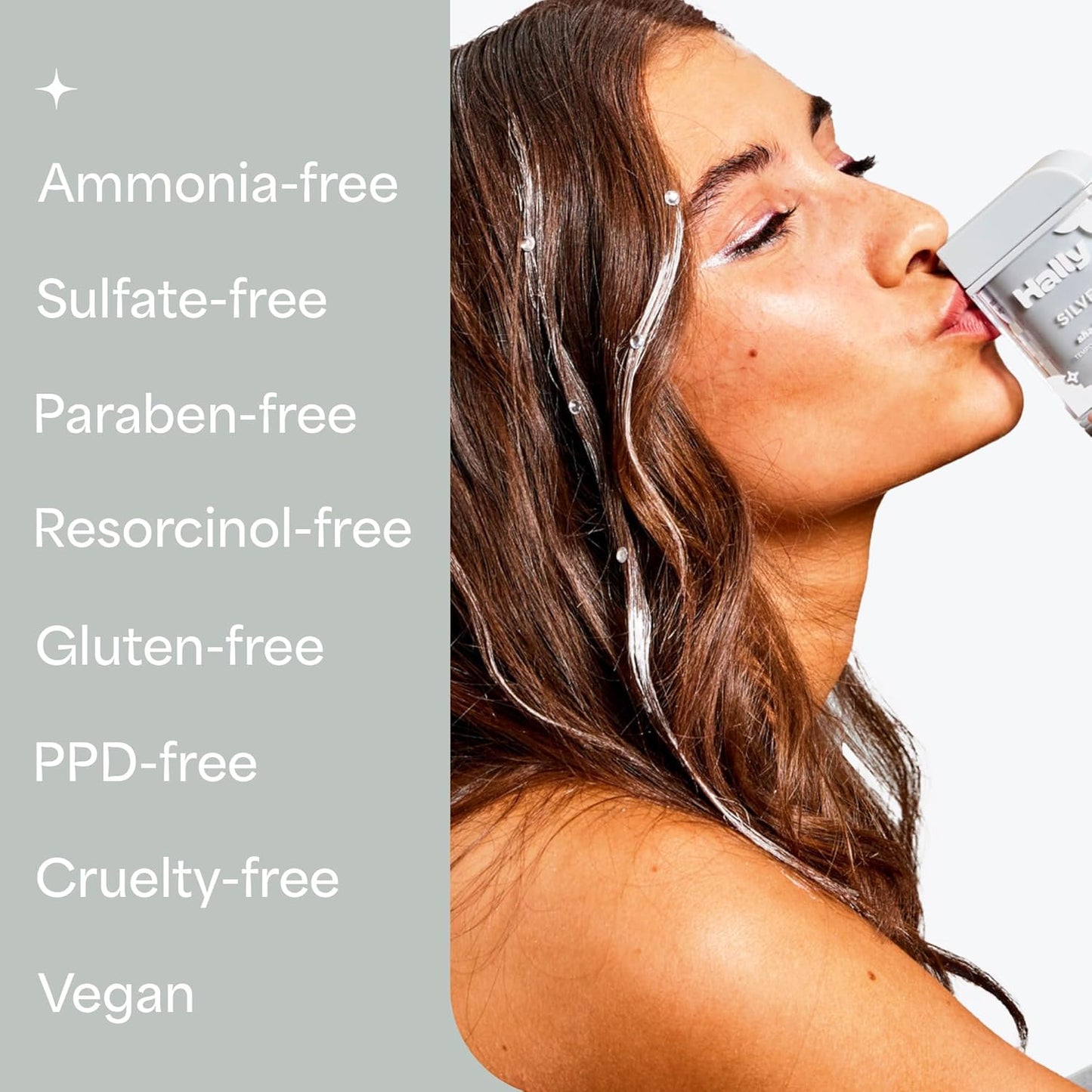 Hally Hair Temporary Hair Color Shade Stix, 12 ml / 0.4 oz.