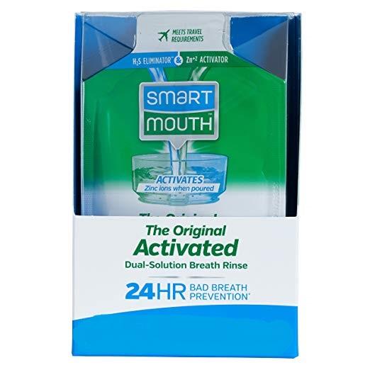 Smart Mouth Mouthwash Travel Packets (2 PACK TRAVEL SIZE - 12 ml per pack) Packaging May Vary