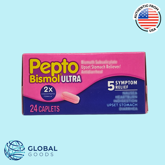 Pepto Bismol Ultra Upset Stomach Reliever, 24 Caplets