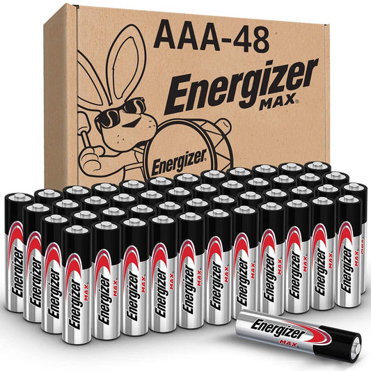 Energizer AAA Batteries Max Alkaline Battery, 48 Count (PACKAGING MAY VARY)