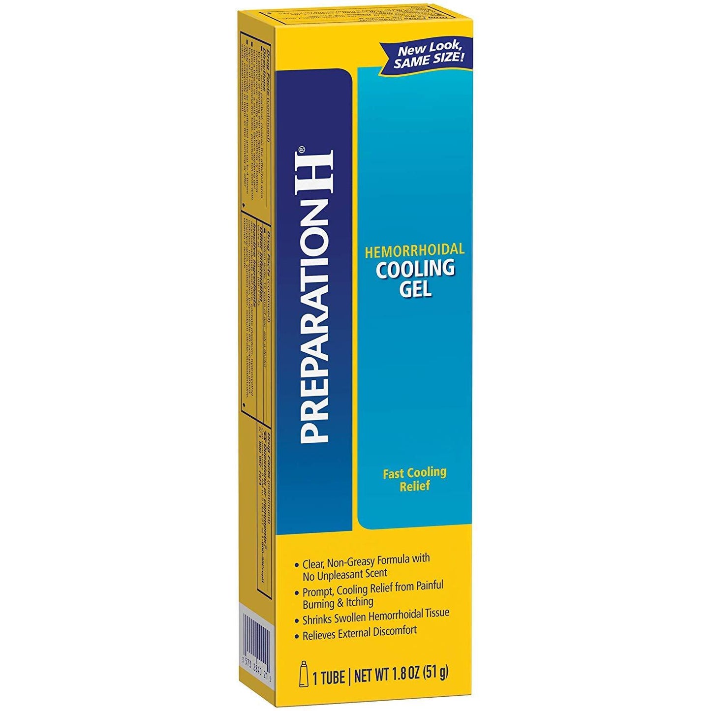 Preparation H Hemorrhoidal Cooling Gel For Fast Relief With Vitamin E And Aloe Tube (1.8 Ounce)