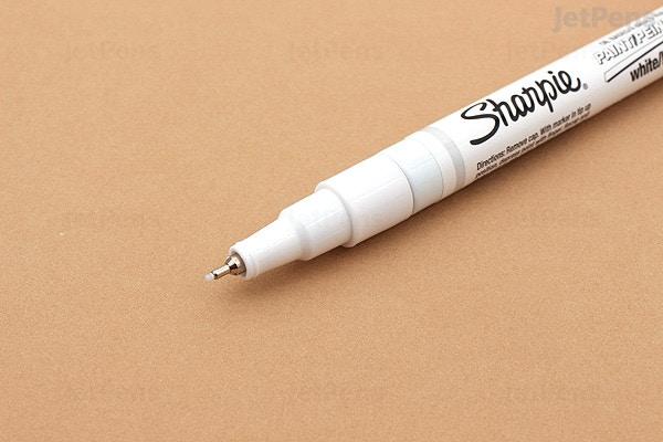 Sharpie Oil-Based Paint Marker, Extra Fine Point, White (Pack of 3)