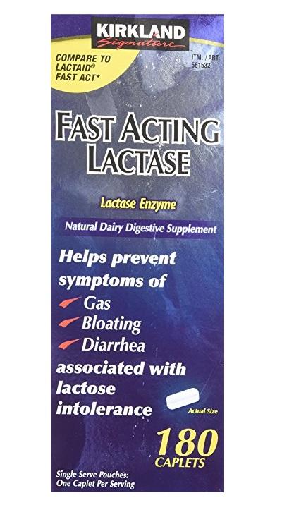 Kirkland Signature Fast Acting Lactase 180 Caps