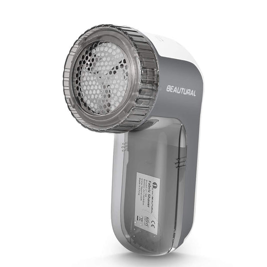 Beautural Portable Fabric Shaver and Lint Remover with 2-Speeds (Gray)