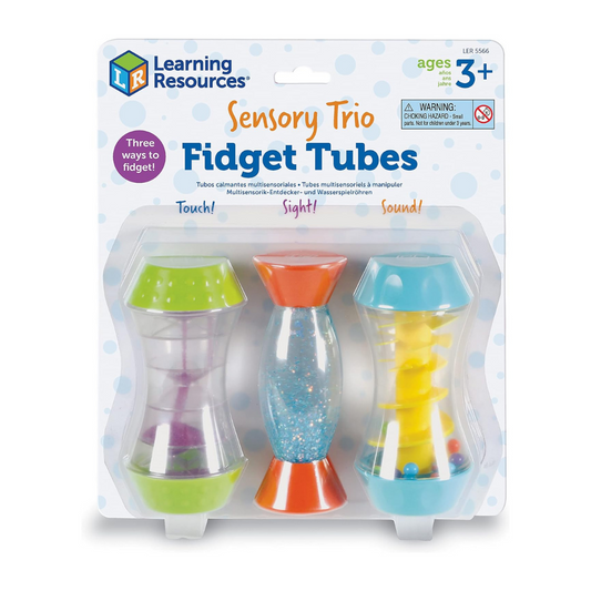 Learning Resources Sensory Trio Fidget Tubes 3+ Ages