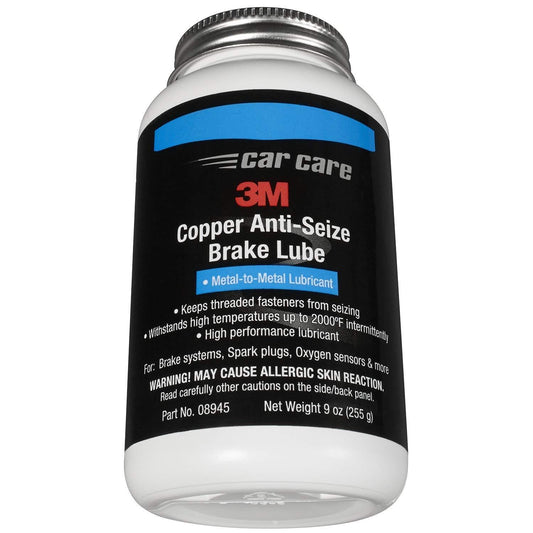 3M Copper Anti-Seize Brake Lube, Metal to Metal Lubricant Part No.08945 (9 oz / 255 g)