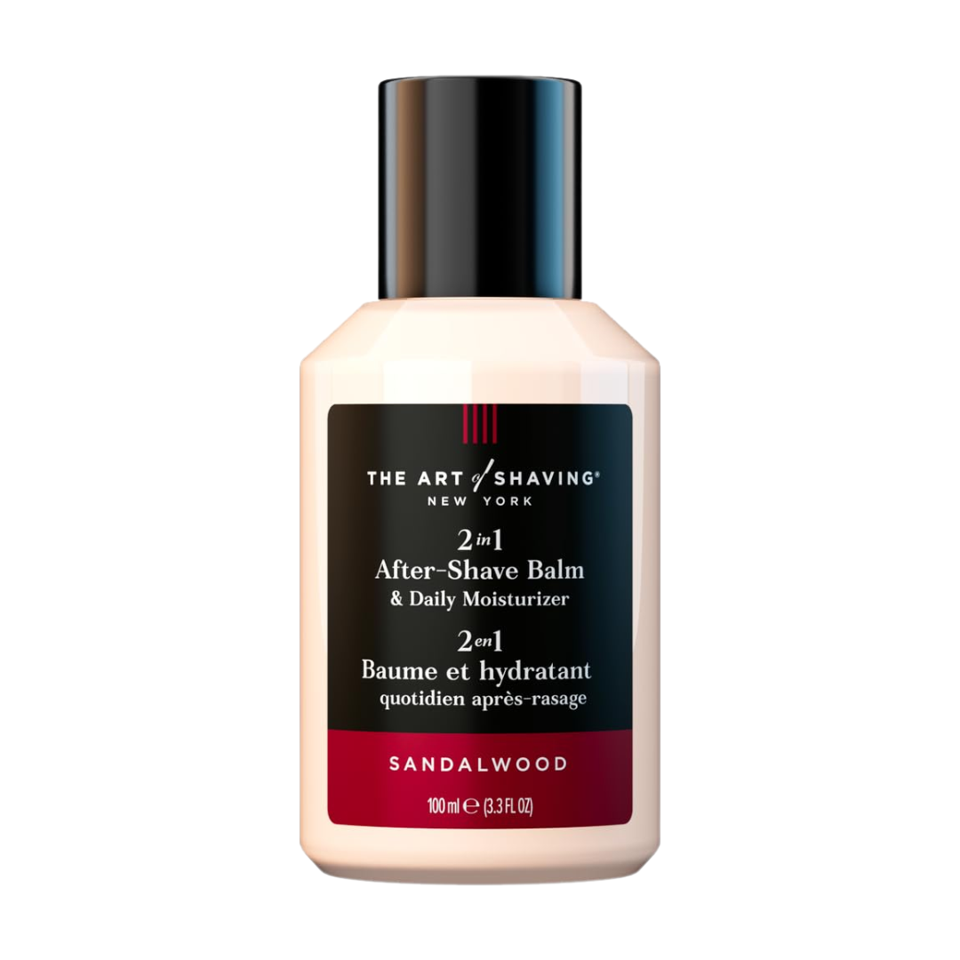 The Art of Shaving 2in1 After-Shave Balm & Daily Moisturizer Sandalwood Scent, 100 ml / 3.3 oz
