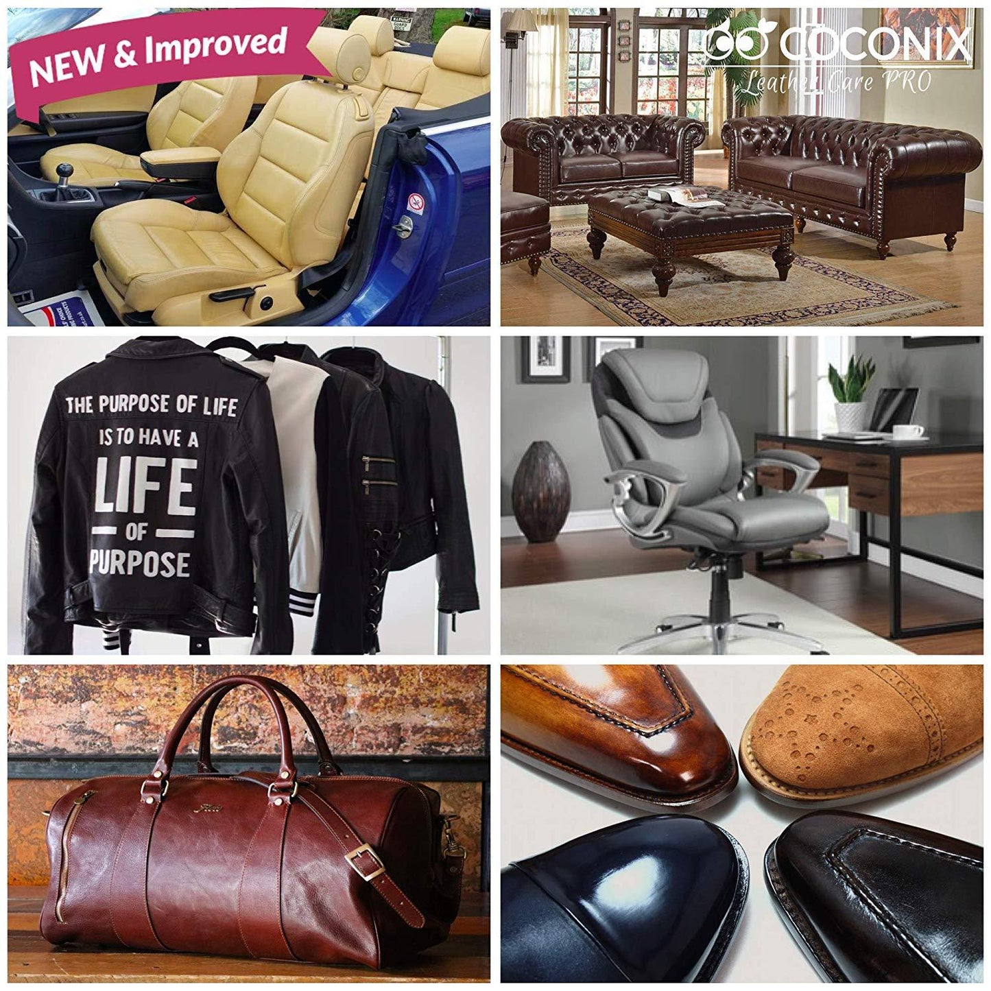 Coconix Leather and Vinyl Repair Kit - Mix & Match Any Color