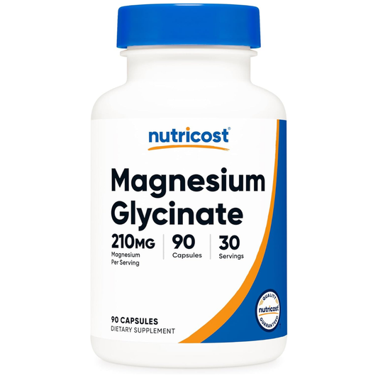 Nutricost Magnesium Glycinate 210 mg, 90 Capsules