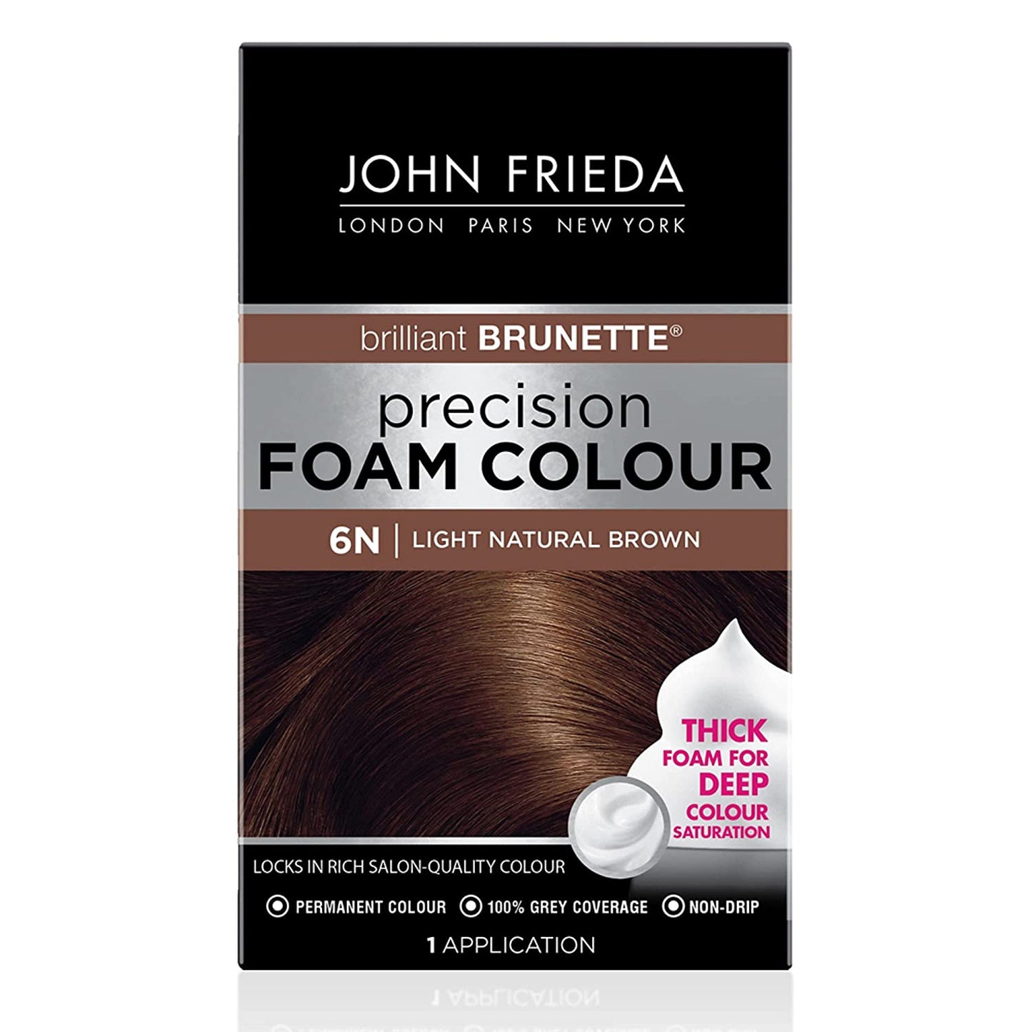 John Frieda London Paris New York Precision Foam Color 1 Application