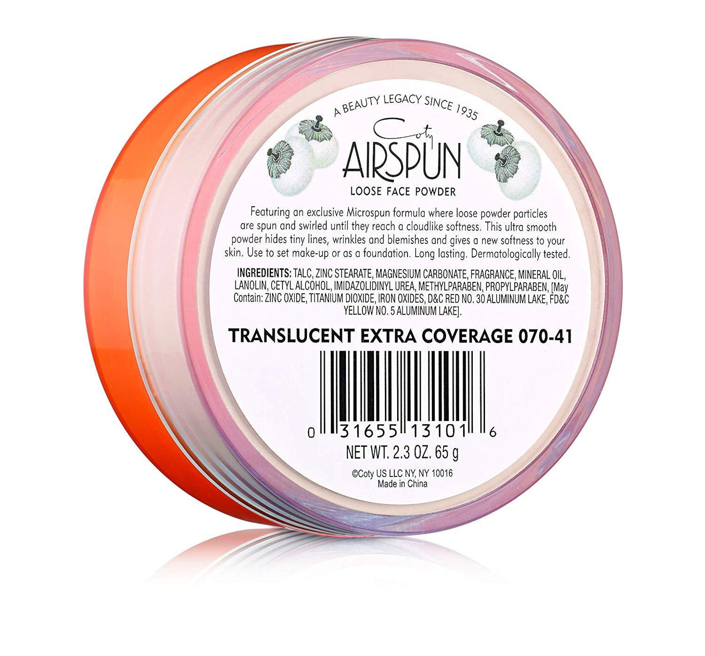 Coty Airspun Loose Powder Talc-Free 1.2oz