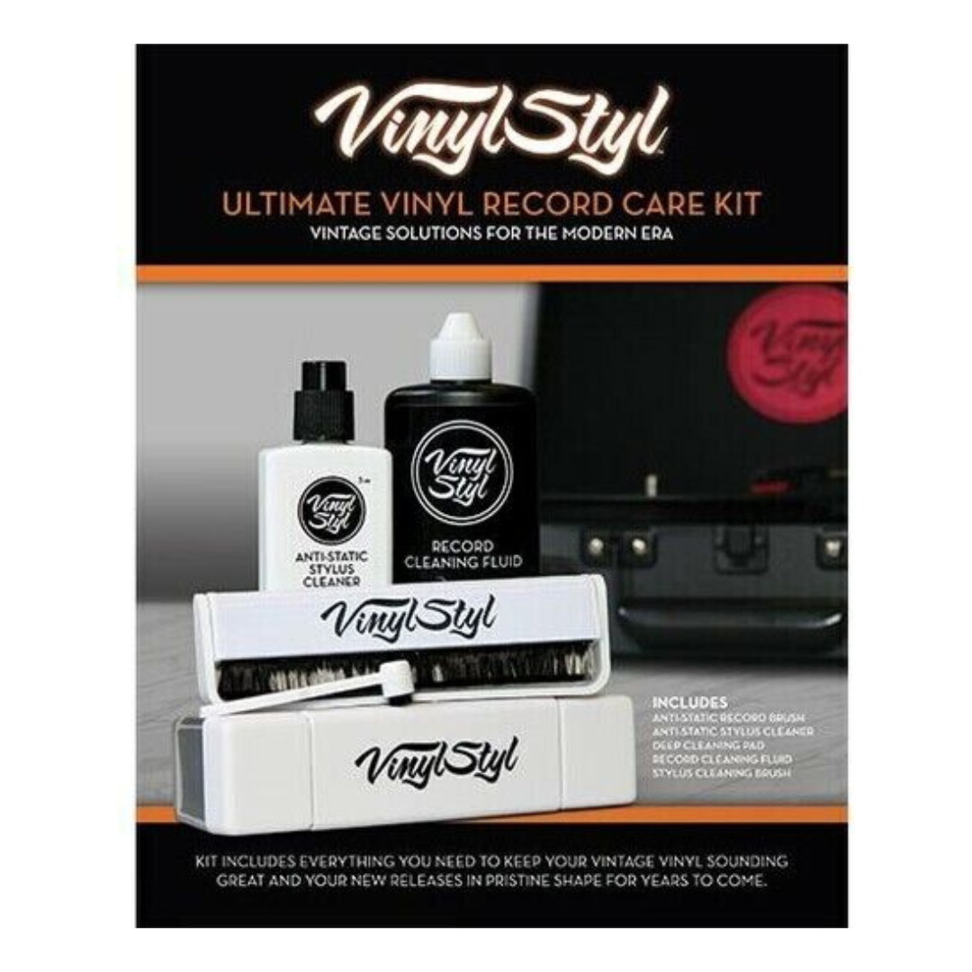 Vinyl Styl Ultimate Vinyl Record Care Kit Cleaning Fluid / Anti-Static Stylus Cleaner