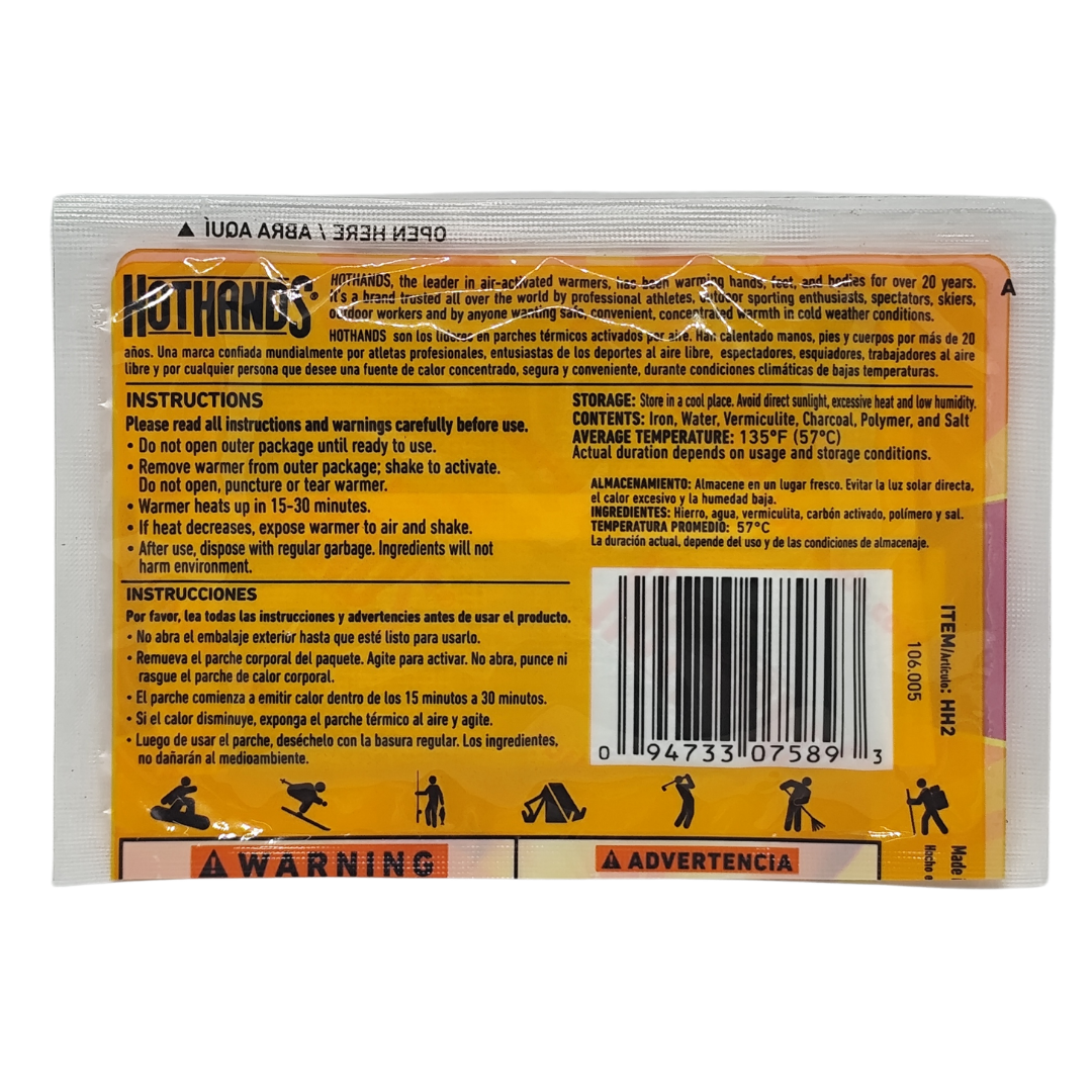 Hot Hands Ready to Use Hand Warmer, 1 PC